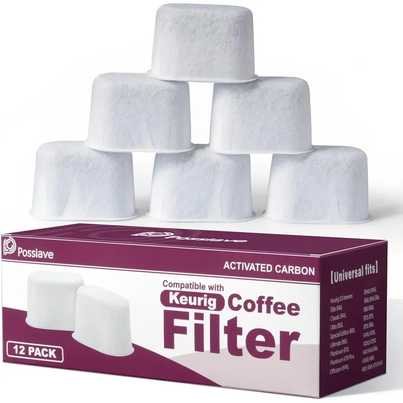 Possiave Charcoal Water Filters for Keurig with box